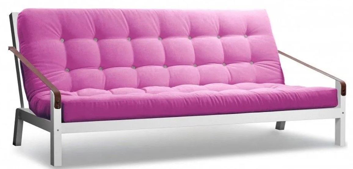 фото Диван-кровать anderson локи, розовый/белый