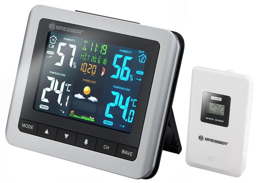 фото Метеостанция bresser meteotemp wtm с цветным экраном