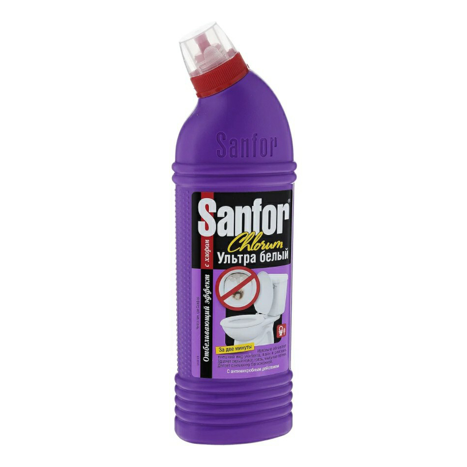 Чистящее средство Sanfor Chlorum 2 в 1 для сантехники 750 мл