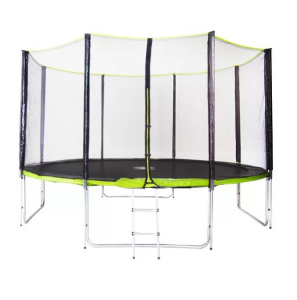 

Батут Fitness Trampoline Extreme с сеткой и лестницей 366 см, green, Extreme