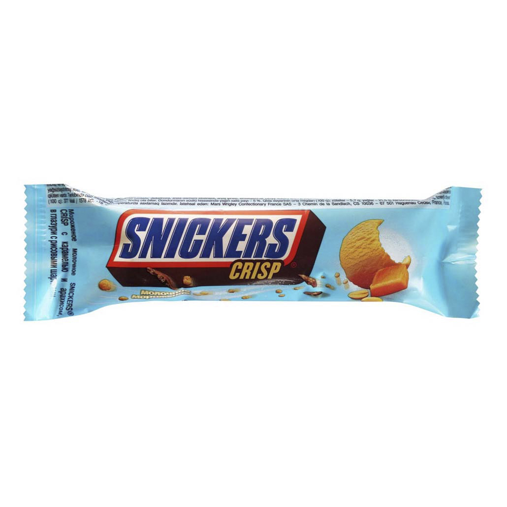 Мороженое snickers. Мороженое snickers батончик. Мороженое snickers батончик, 48 г. Мороженое батончик snickers 48гр. Сникерс Крисп мороженое.