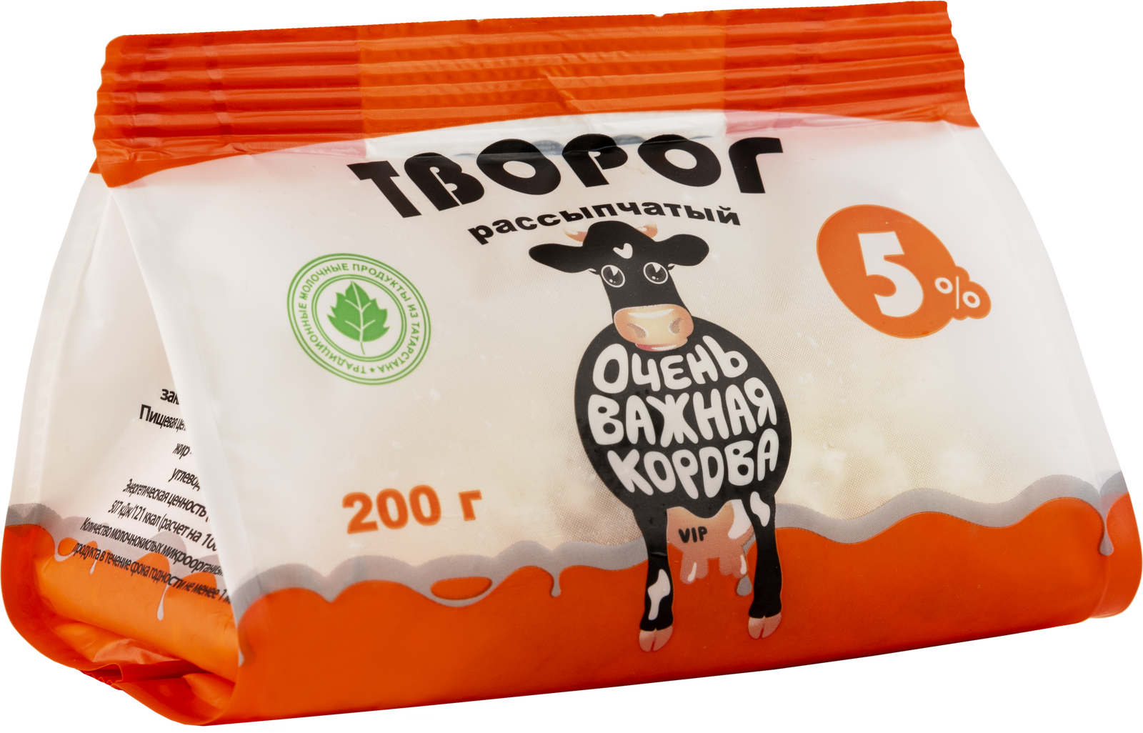 

Творог Очень важная корова 5% 200 г