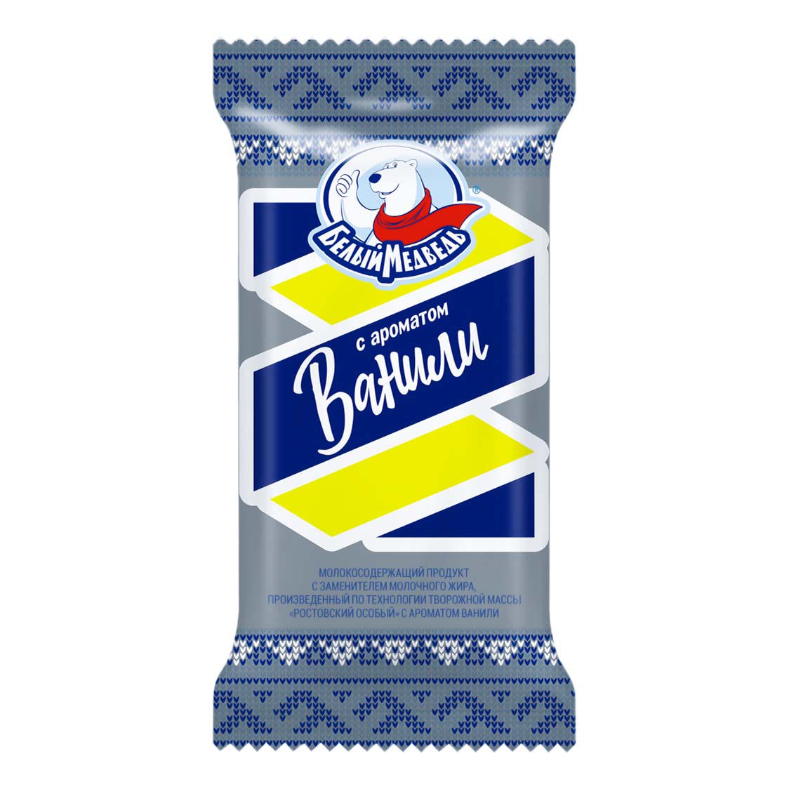 

Творожная масса Белый медведь с ванилью 23% 180 г