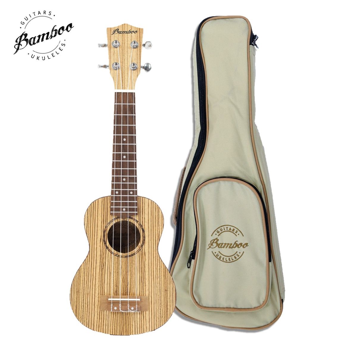 Укулеле концерт Bamboo BU-23 Zebra (CB)