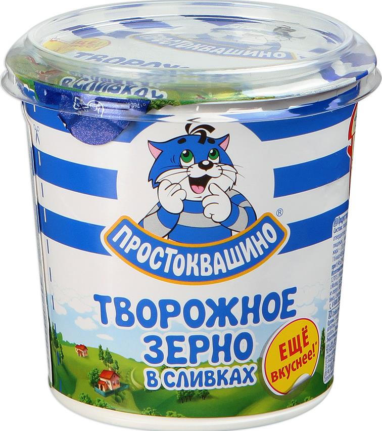 

Творог зерненый Простоквашино в сливках 7% 350 г