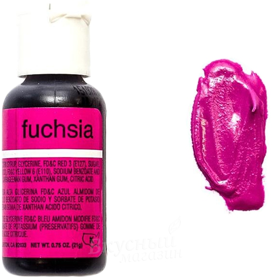 

Краска Chefmaster Fuchsia Liqua-Gel гелевая 20 гр