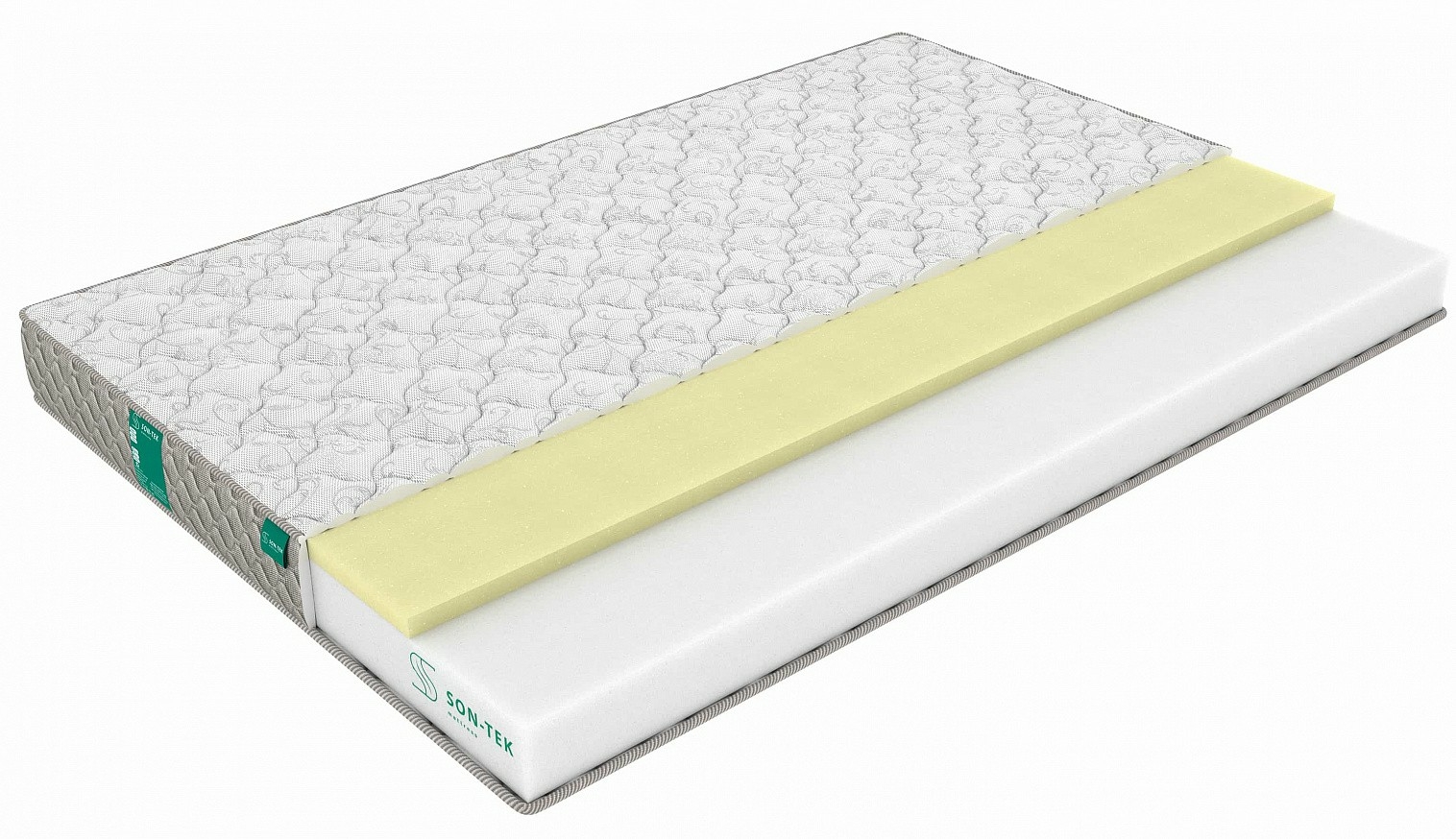 

Матрас Sleeptek Roll Memo 12 80х200, Белый, Roll Memo 12