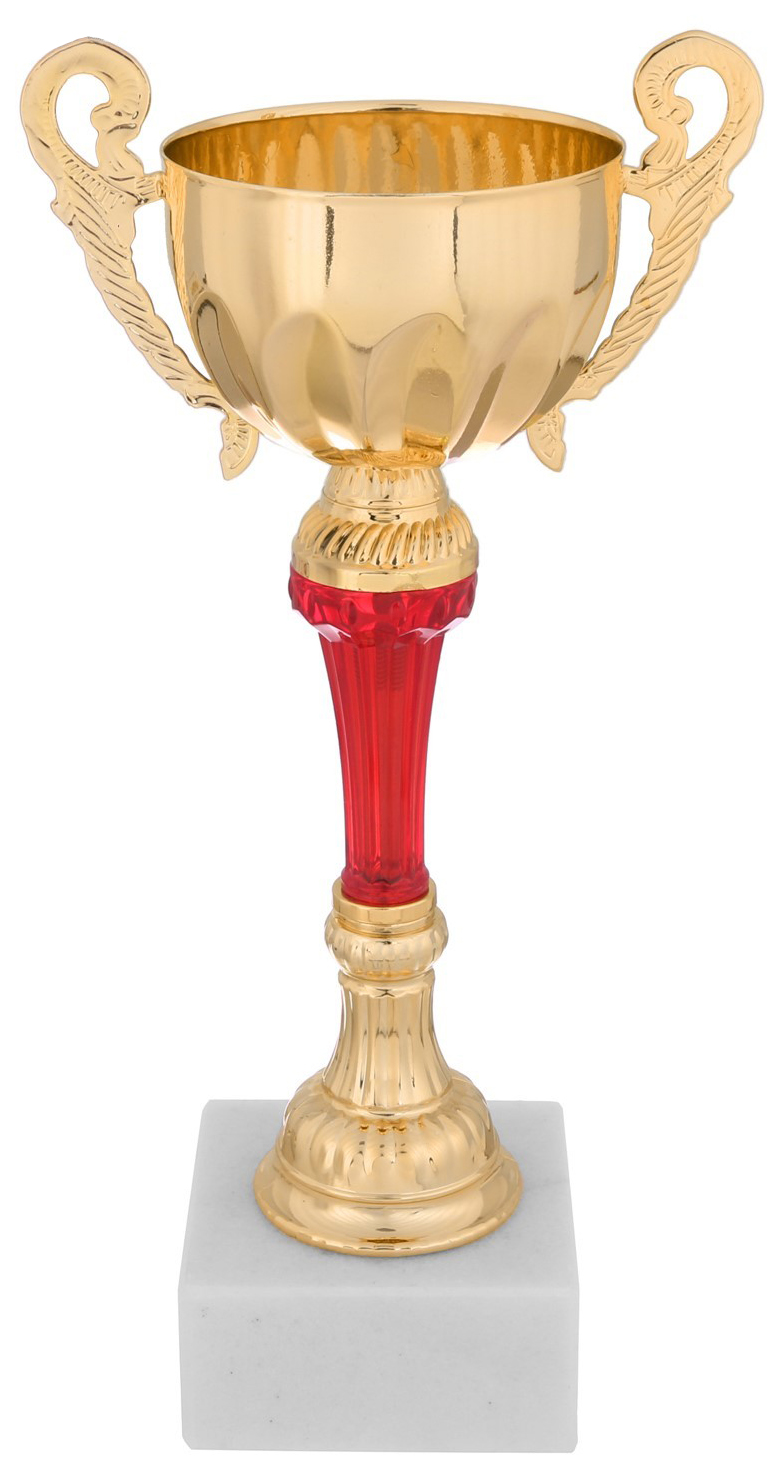 

Кубок спортивный, золото, 24,5 x 13 x 8 см, Золотистый;белый;красный
