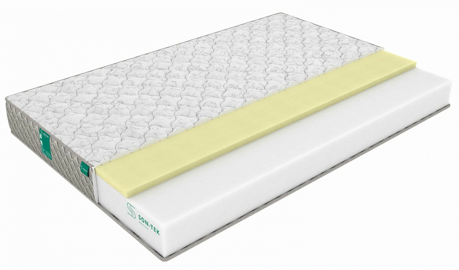 

Матрас Sleeptek Roll Memo 16 90х200, Белый, Roll Memo 16