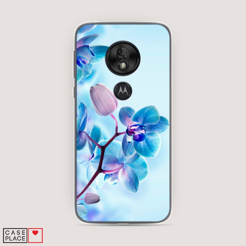 

Чехол Awog на Motorola Moto G7 Play / Моторола Мото G7 Play "Голубая орхидея", Разноцветный, 241250-8