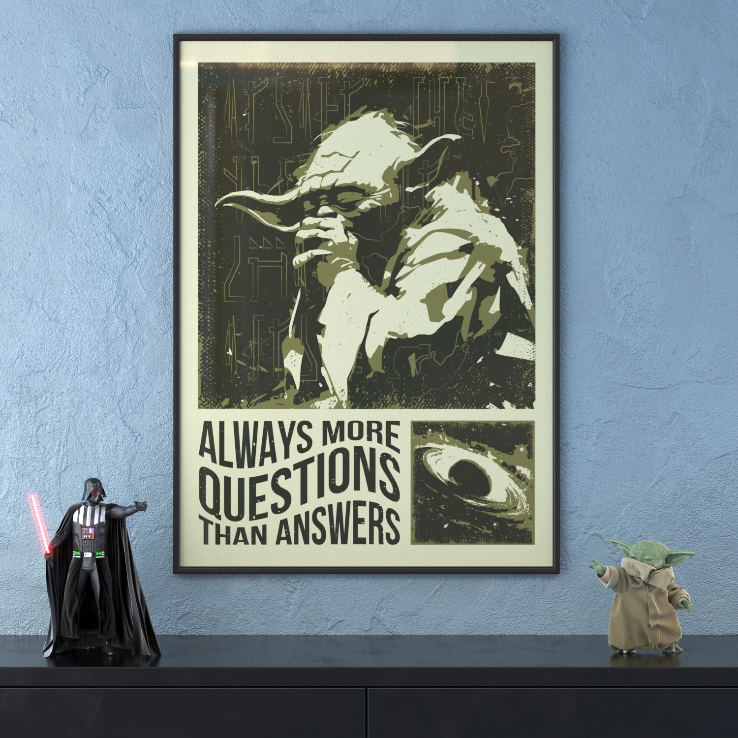 

Постер DigitalRazor Star Wars Yoda Meditation 60x43, Star Wars Edition