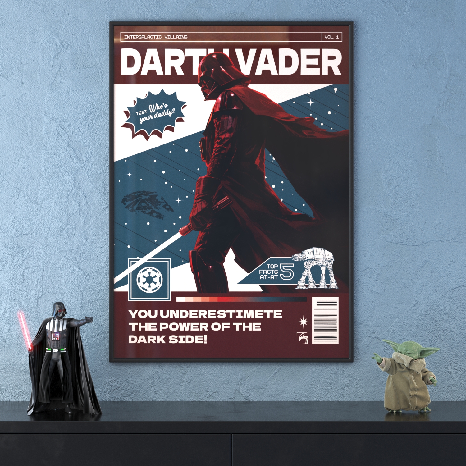 

Постер DigitalRazor Star Wars Vader Red 60x43, Star Wars Edition