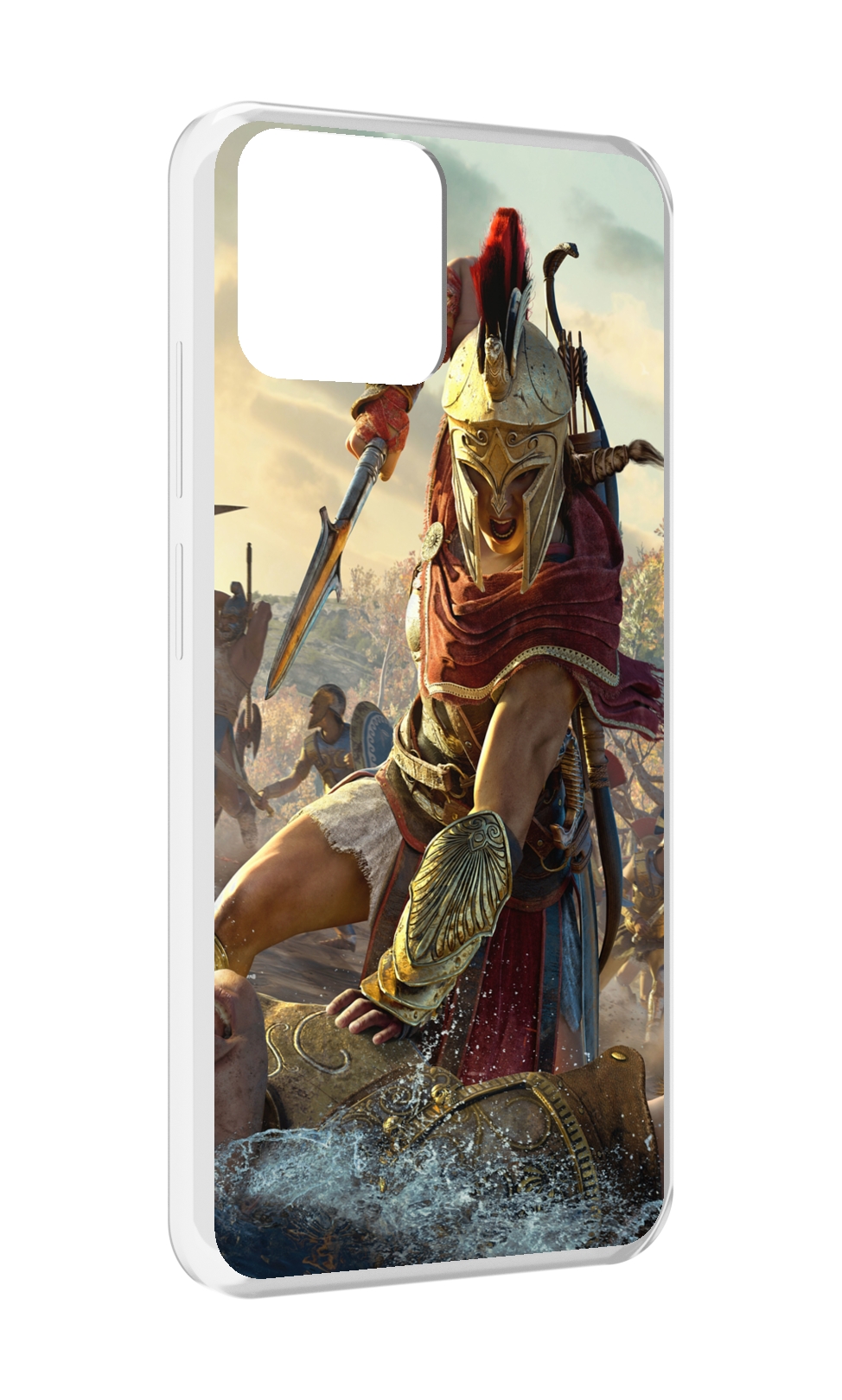 

Чехол MyPads Assassin's Creed Odyssey Kassandra мужской для Blackview A95, Прозрачный, Tocco