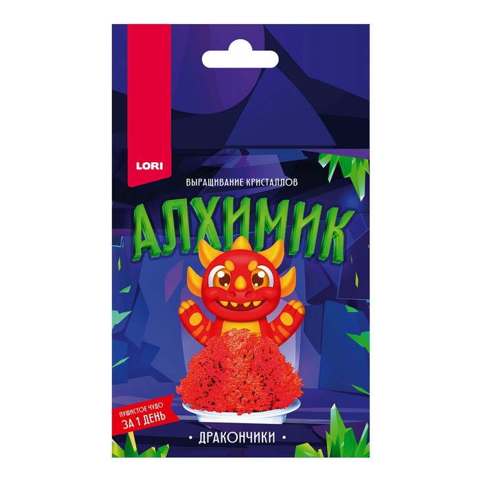 

Lori Выращивание кристаллов. Дракончики "Красный дракончик" Крф-029