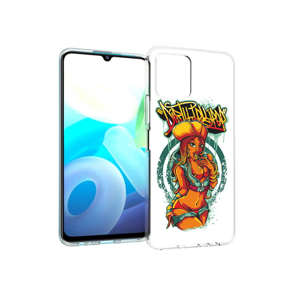 Чехол MyPads Tocco для Vivo Y15s нарисованная девушка комикс (PT224456.390.500)