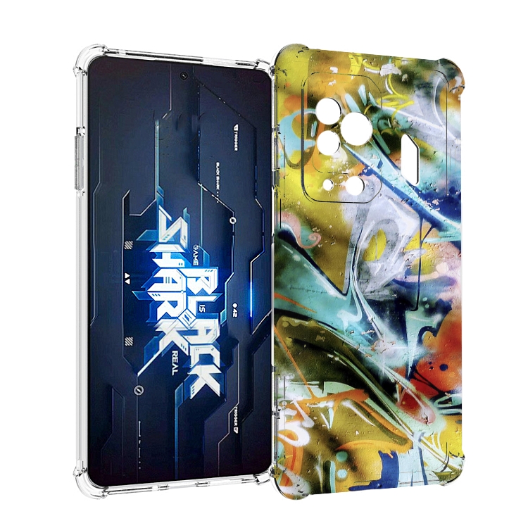 

Чехол MyPads граффити-хаос для Xiaomi Black Shark 5 Pro, Прозрачный, Tocco