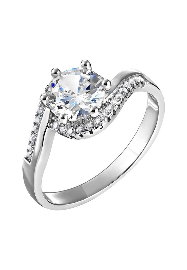 

Кольцо из серебра с фианитом р. 16,5 Kari Jewelry КЛ-3774, КЛ-3774