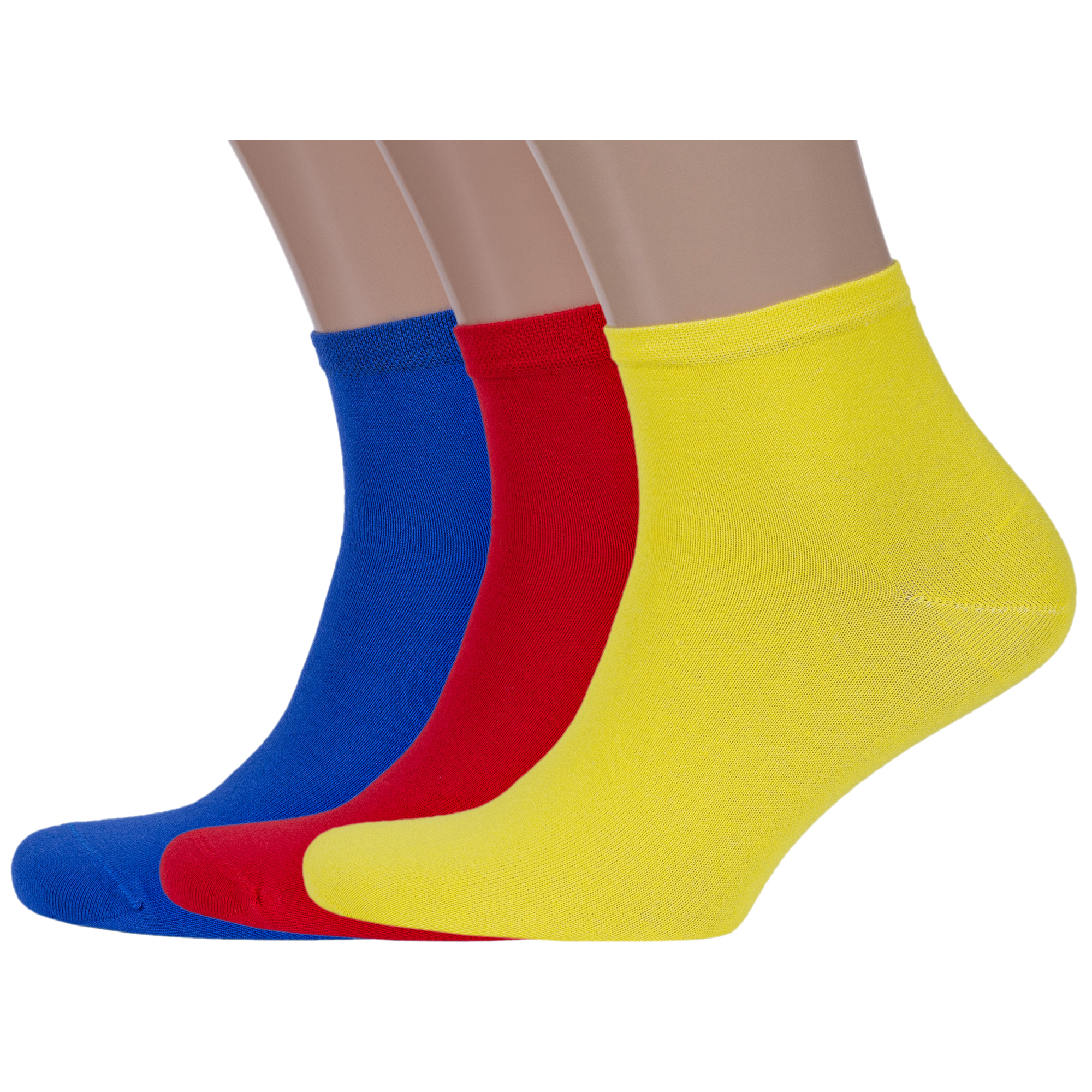 

Комплект носков мужских Rusocks 3-М-1222 синих; красных; желтых 27-29, 3-М-1222