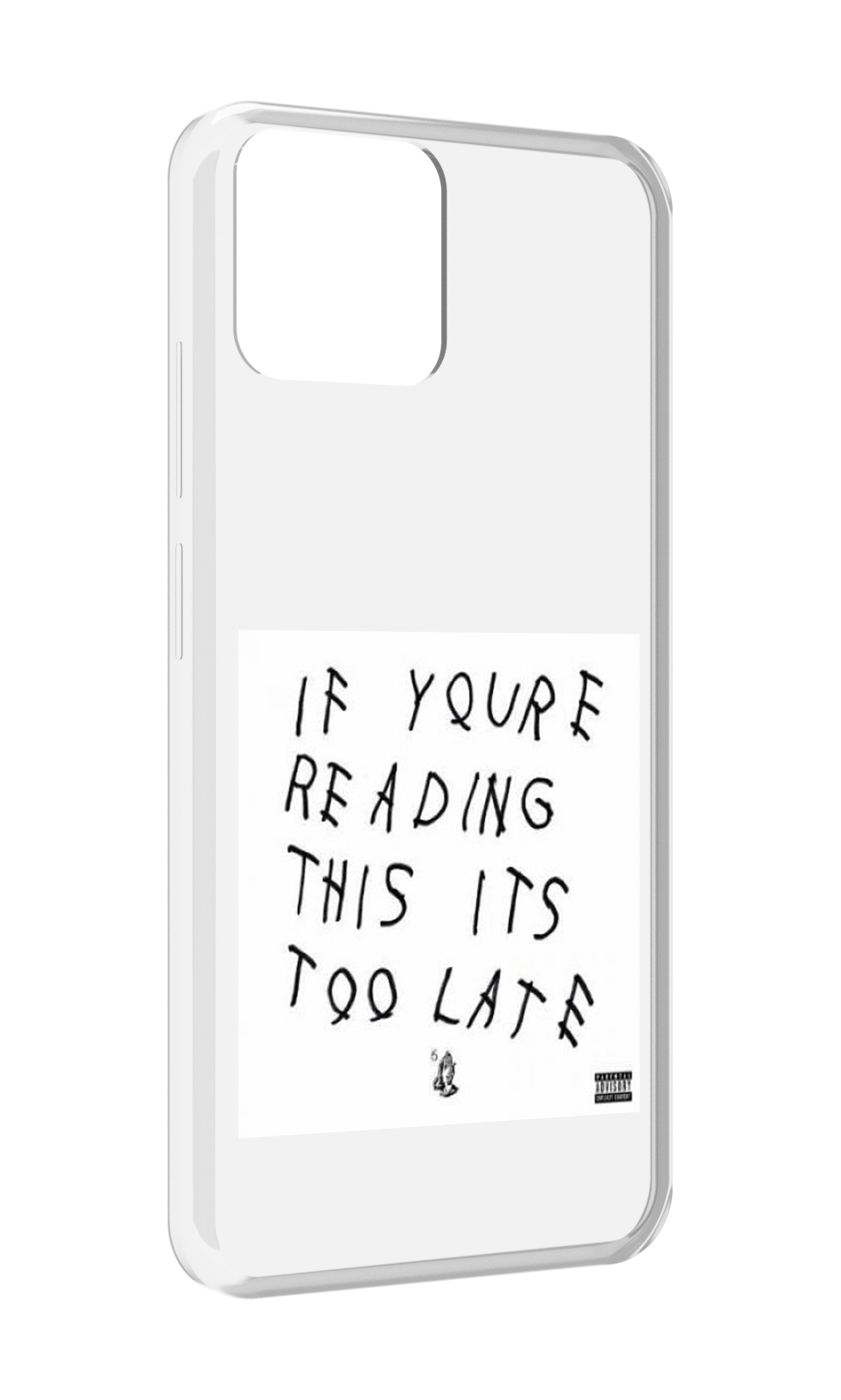 

Чехол MyPads Drake - If You’re Reading This It’s Too Late для Blackview A95, Прозрачный, Tocco