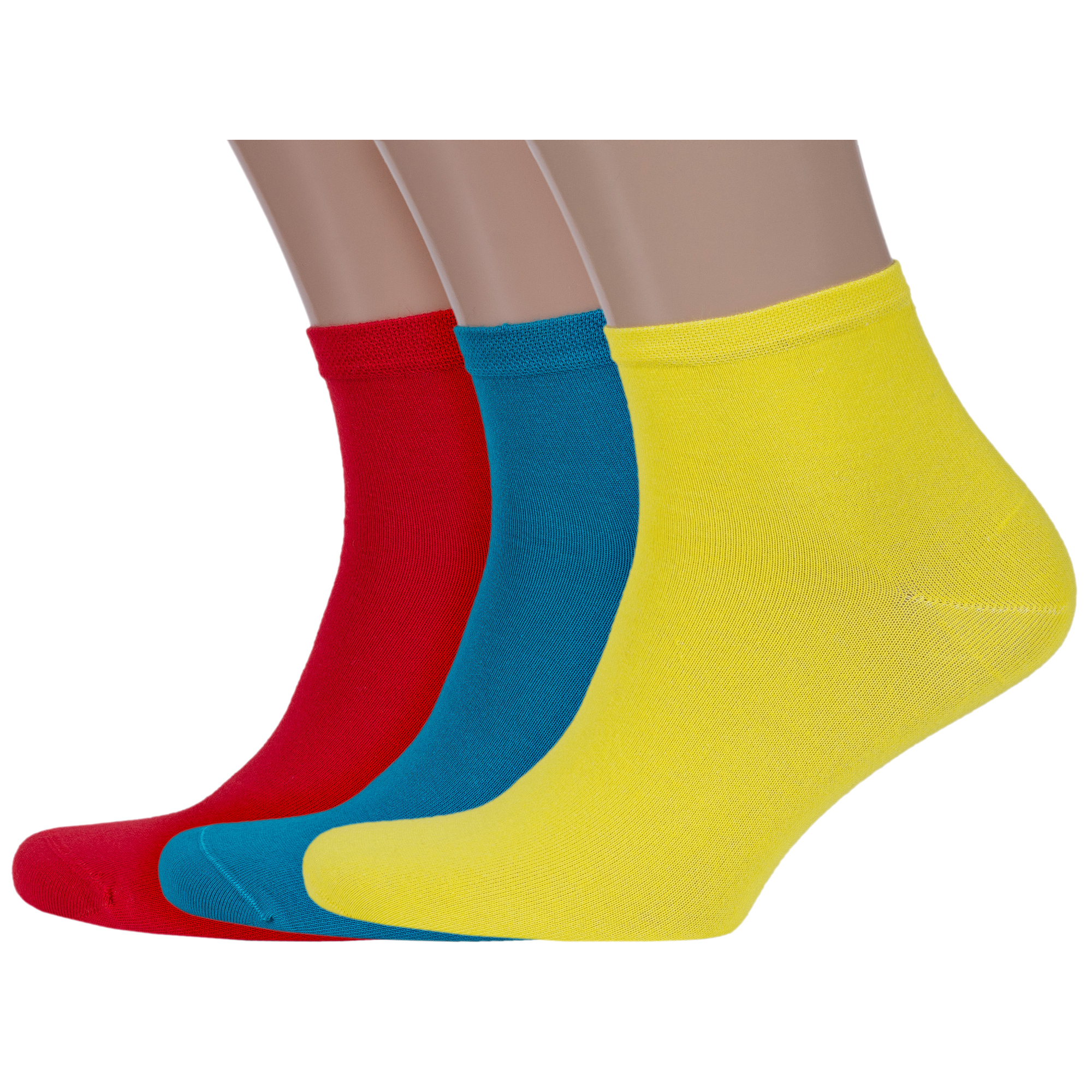 

Комплект носков мужских Rusocks 3-М-1222 красных; бирюзовых; желтых 27-29, 3-М-1222