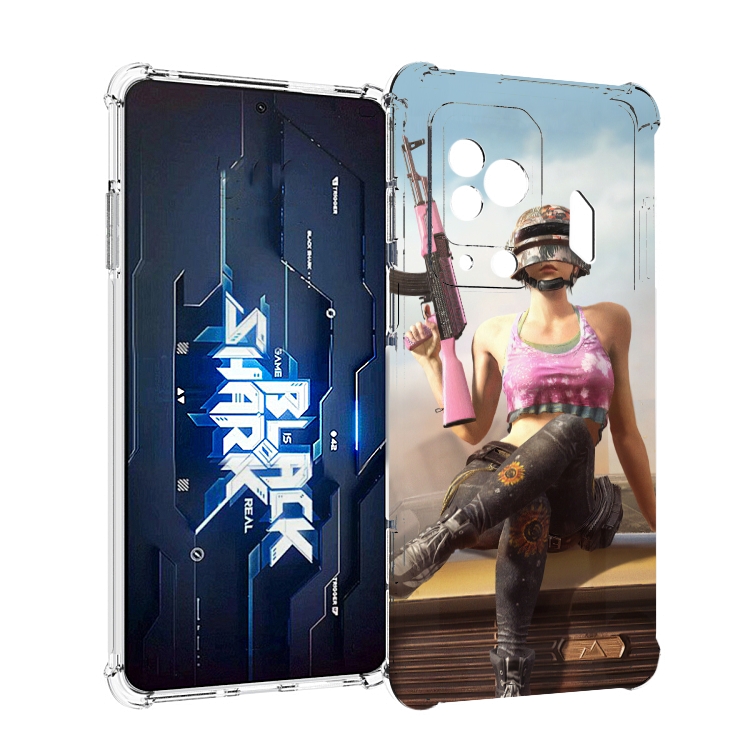 

Чехол MyPads девушка из PUBG для Xiaomi Black Shark 5 Pro, Прозрачный, Tocco