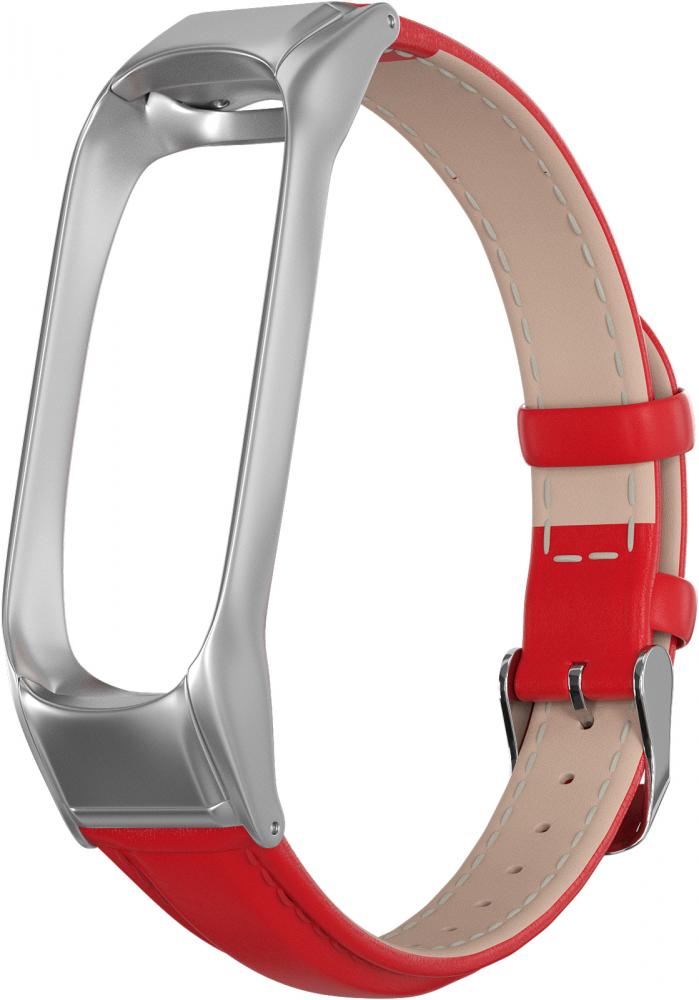

Ремешок кожаный GSMIN Leather Collection 2 для Xiaomi Mi Band 5 (Красный), Ремешок кожаный GSMIN Leather Collection 2 для Xiaomi Mi Band 5