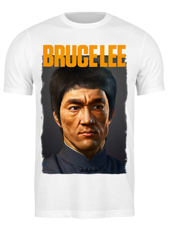 

Футболка мужская Printio Bruce lee белая M, Белый, Bruce lee