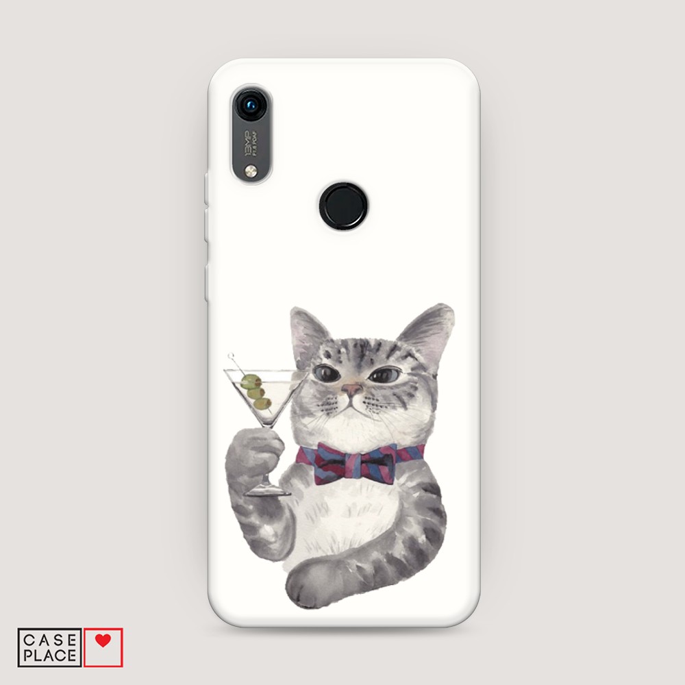 

Матовый силиконовый чехол "Звездочки графика белая" на Huawei P30, Звездочки графика белая