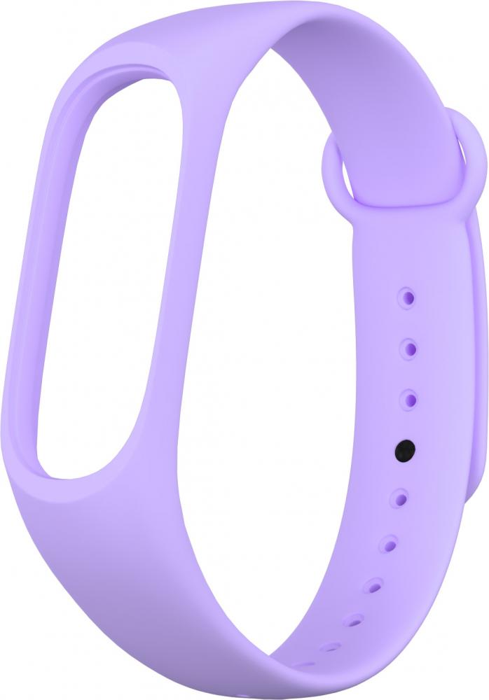 

Ремешок силиконовый GSMIN для Xiaomi Mi Band 5 (Сиреневый), Ремешок силиконовый GSMIN для Xiaomi Mi Band 5