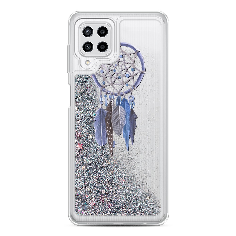

Чехол Awog на Samsung Galaxy A22/M32/M22 / Самсунг A22/M32/M22 "Синий ловец снов акварель", Разноцветный, 2103491-1