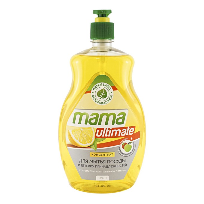 

Бальзам для мытья посуды Mama Ultimate Лимон 1 л