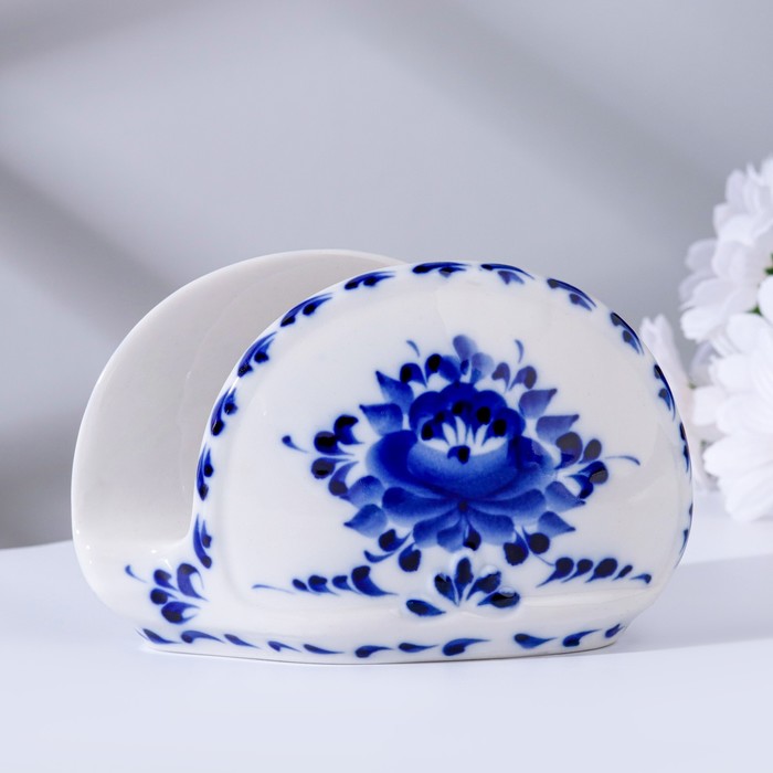 

Салфетница Осень, гжель