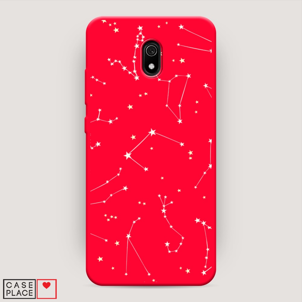 

Матовый силиконовый чехол "Созвездия" на Xiaomi Redmi 8A, 37253-1