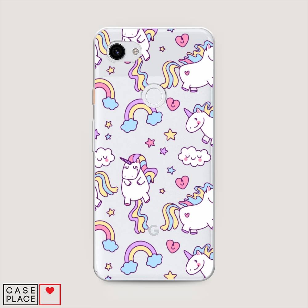 фото Чехол awog "sweet unicorns dreams" для google pixel 3a xl