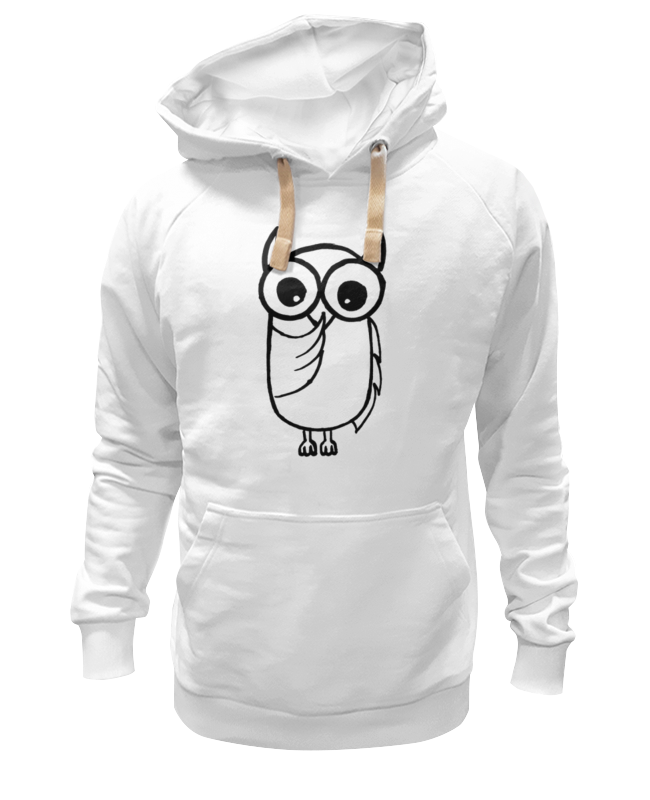 

Худи унисекс Printio Сова - тишина! белое 3XL, Белый, Сова - тишина!