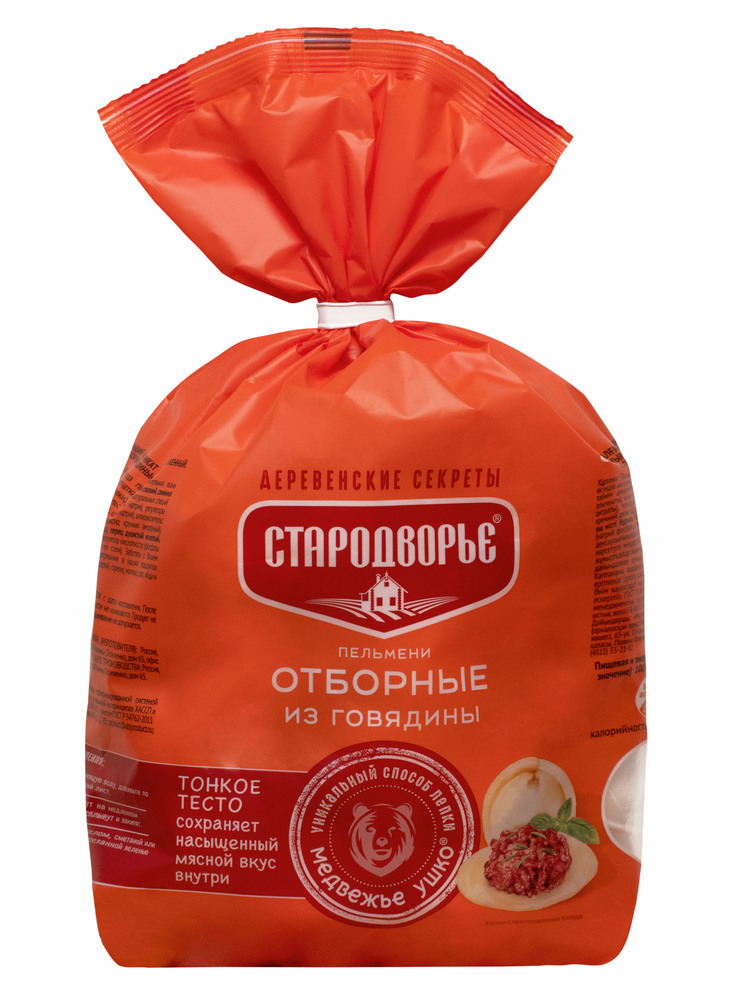 

Пельмени Отборные из говядины п/ф 900гр СтД