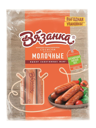 

Сосиски ВЯЗАНКА Молочные Стародворье 1,3кг
