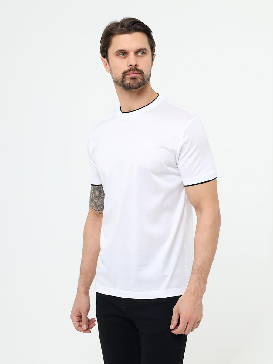 

Футболка мужская Vitacci TM032-02 белая 46-48 RU, Белый, TM032-02
