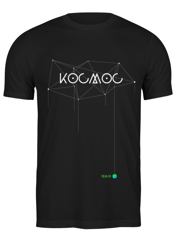 

Футболка мужская Printio Космос черная S, Черный, Космос