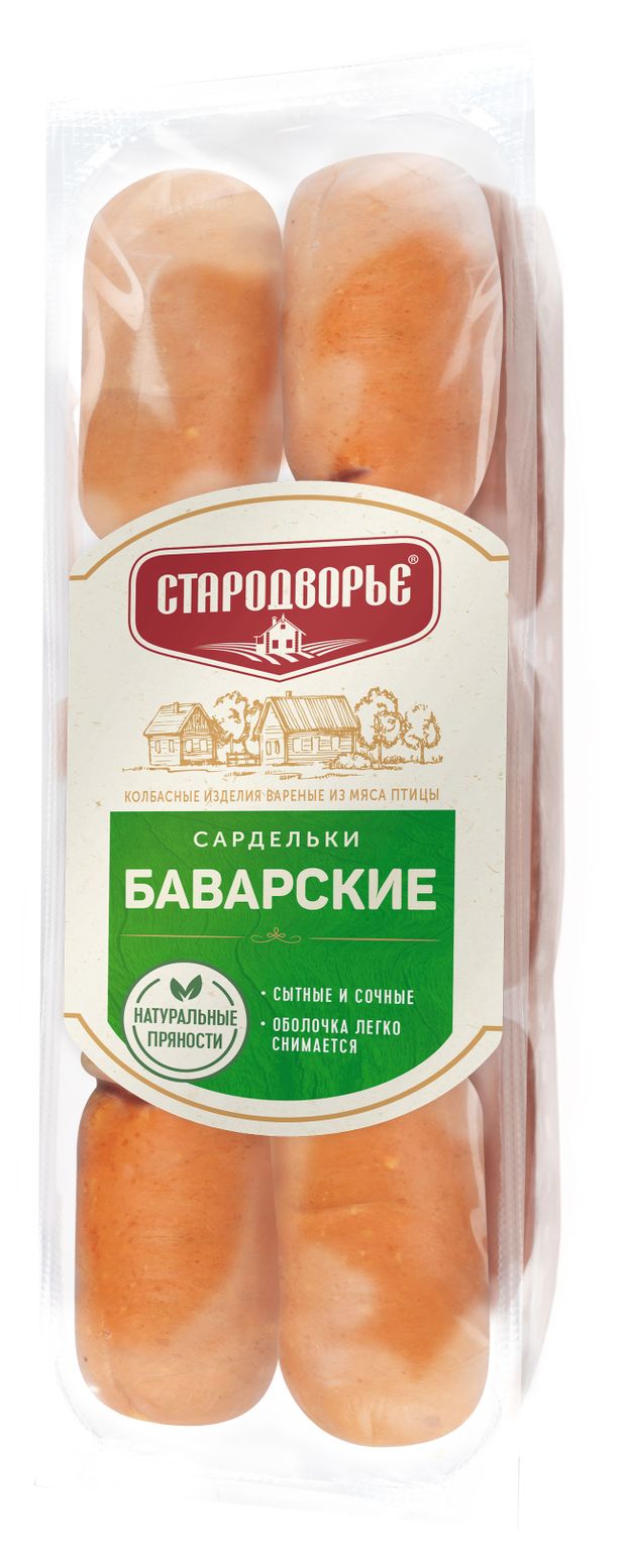

Сардельки Стародворье баварские 380гр