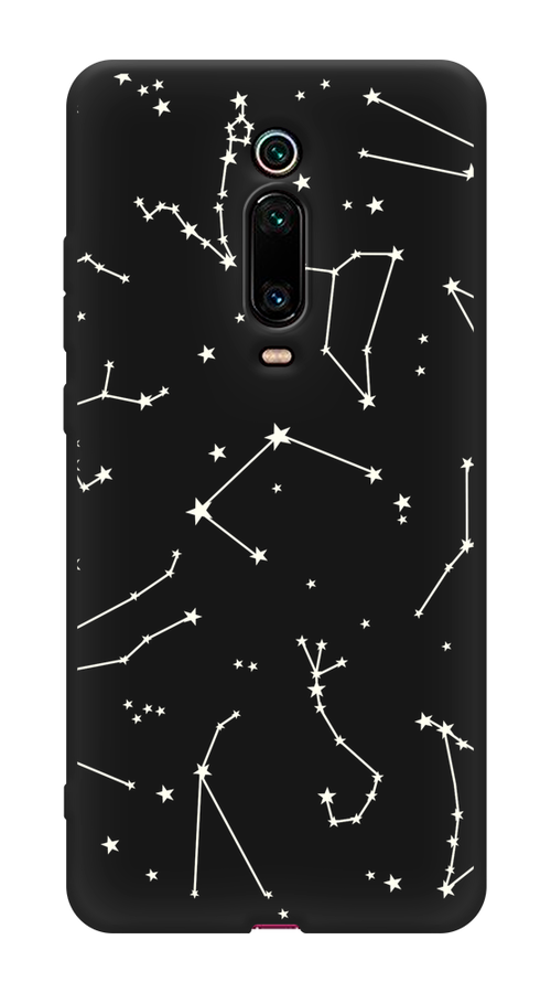 

Матовый силиконовый чехол "Созвездия" на Xiaomi Redmi K20, Разноцветный, 35552-1