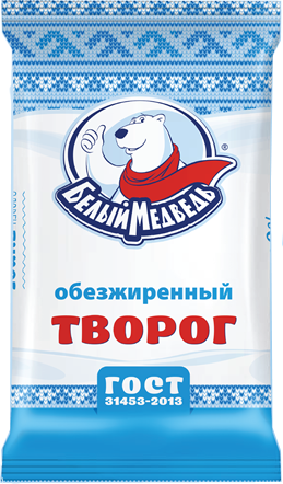 

Творог Белый Медведь обезжиренный 1,8% бзмж