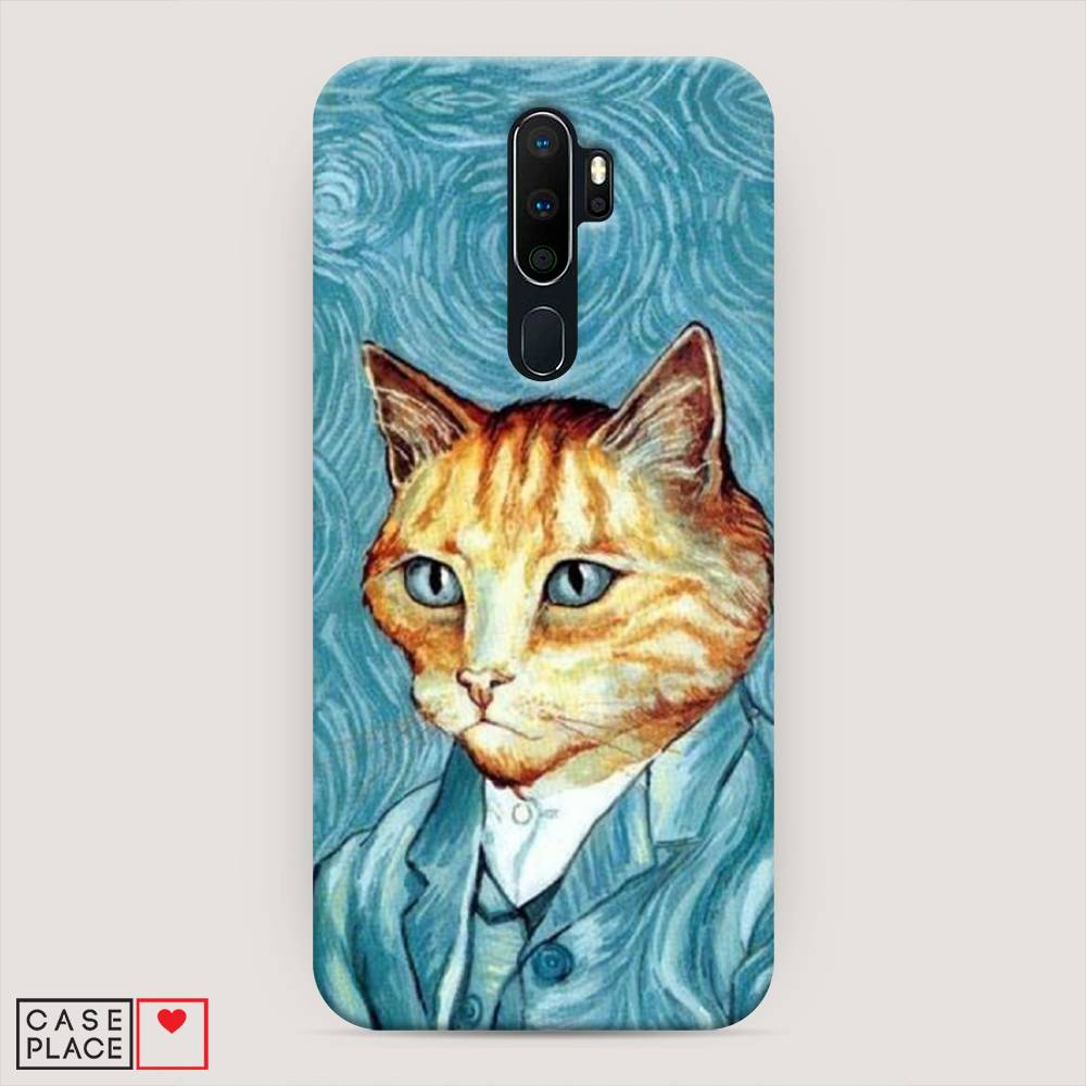 

Пластиковый чехол "Кот Ван Гог" на Oppo A5 (2020), 251320-1