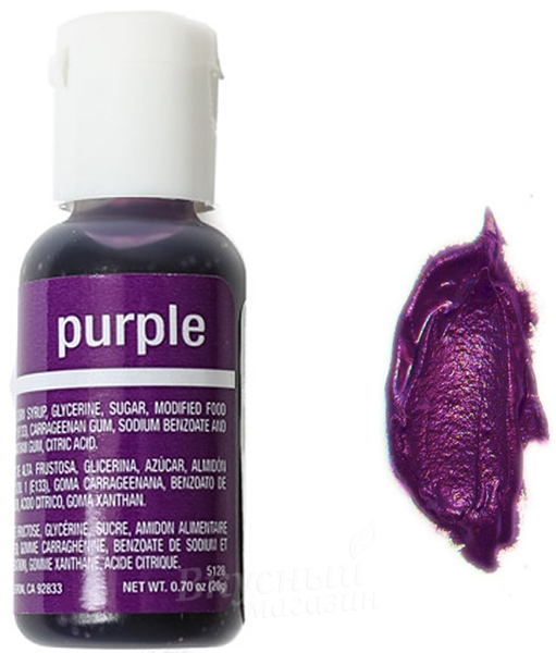 

Краска Chefmaster Purple Liqua-GeL гелевая 20 гр