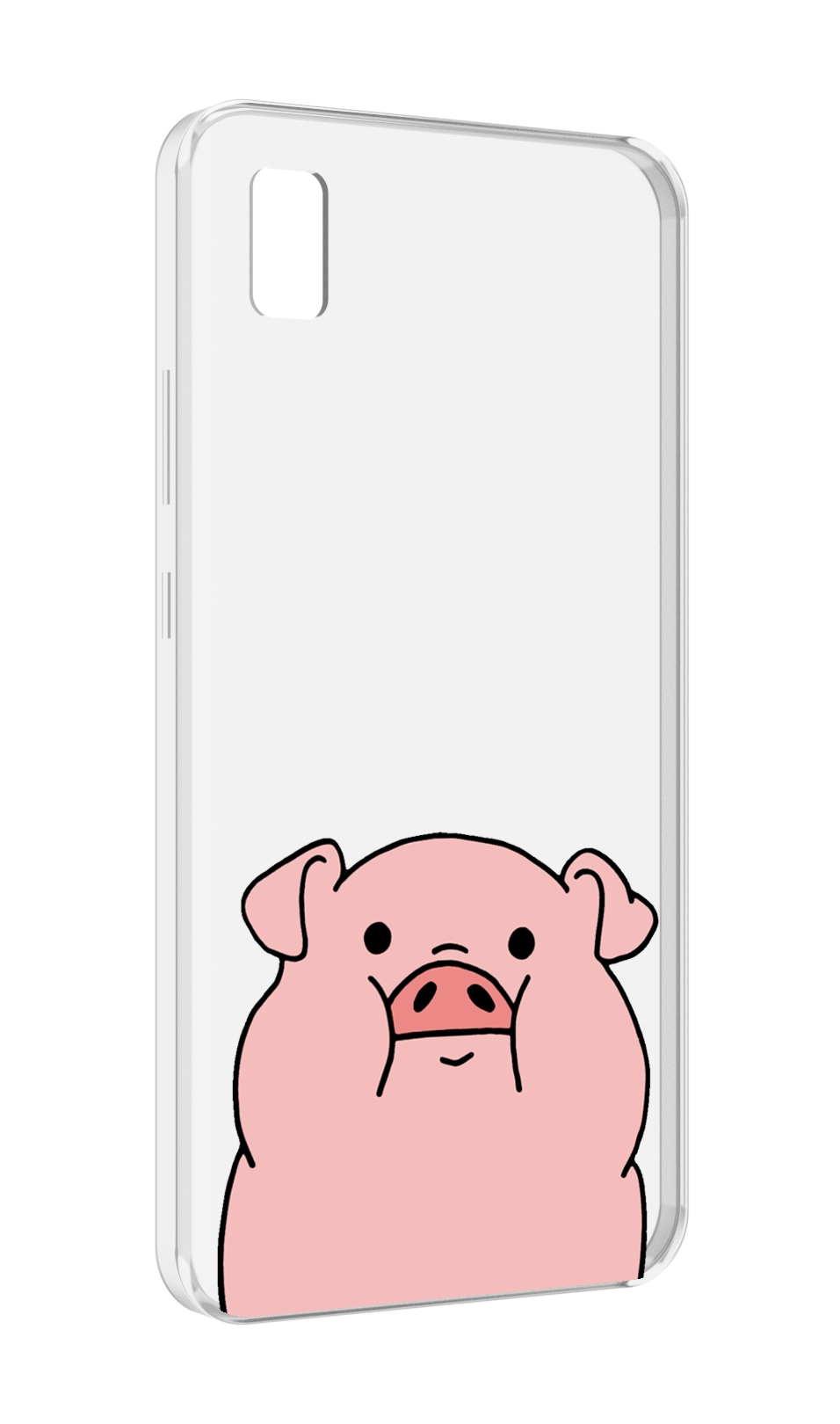 

Чехол MyPads полная-свинья для ZTE BLADE L210, Прозрачный, Tocco