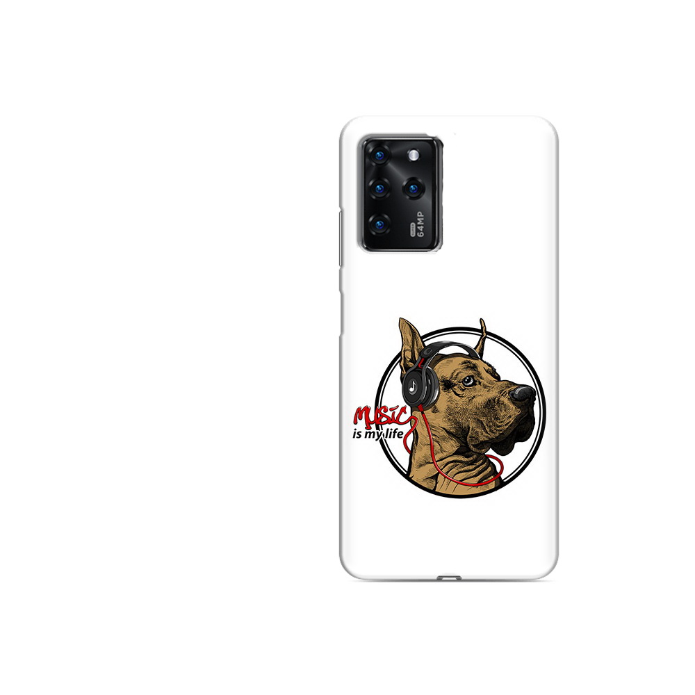 

Чехол MyPads Tocco для ZTE Blade V30 Vita музыкальная собака (PT224728.460.490), Прозрачный, Tocco