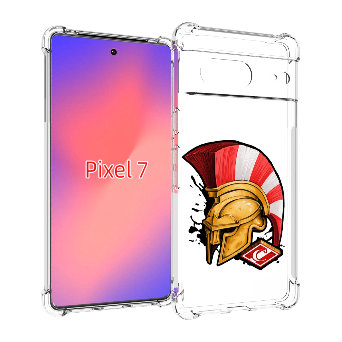 

Чехол Mypads Фк Спартак Шлем Для Google Pixel 7, Прозрачный, Tocco
