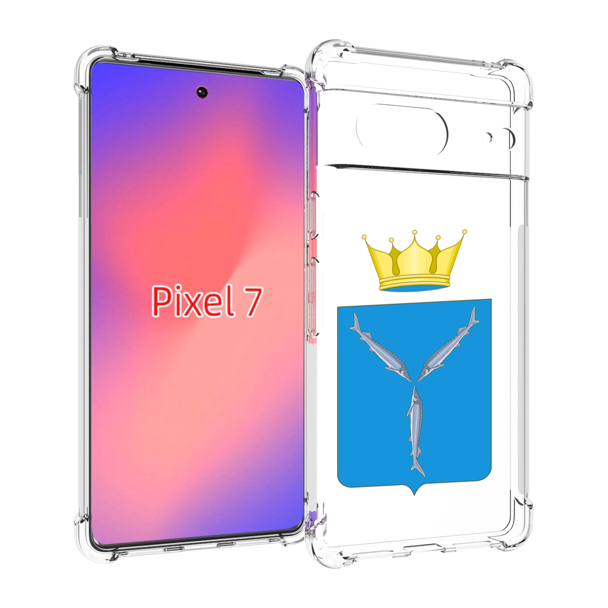 

Чехол Mypads Герб-Саратовская-Область Для Google Pixel 7, Прозрачный, Tocco