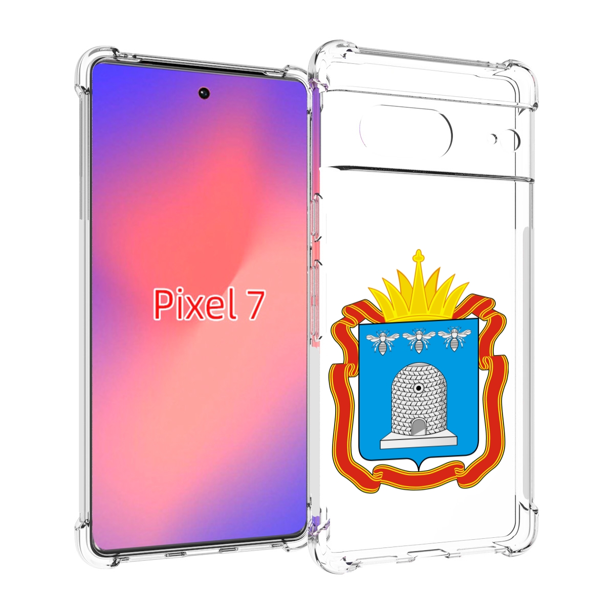 

Чехол Mypads Герб-Тамбовская-Область Для Google Pixel 7, Прозрачный, Tocco