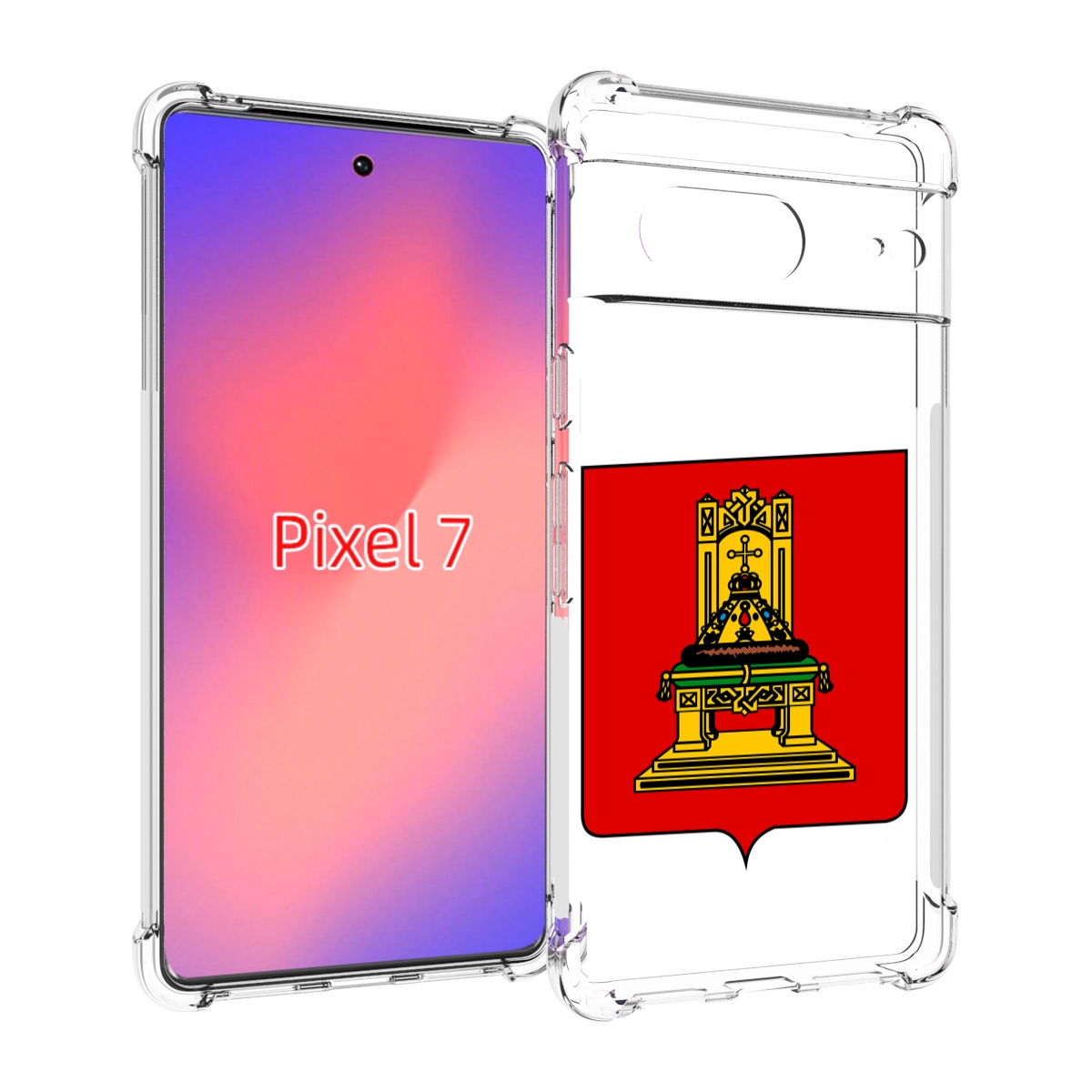 

Чехол Mypads Герб-Тверская-Область Для Google Pixel 7, Прозрачный, Tocco